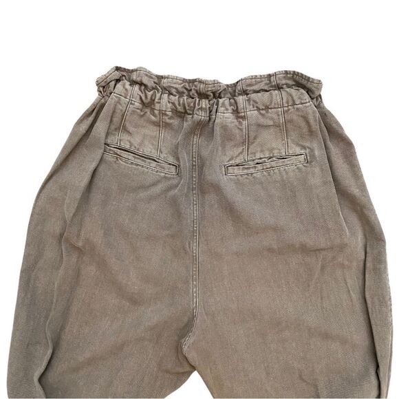 Free People Margate Pleated Slouchy Fabric Pants - Picture 4 of 6